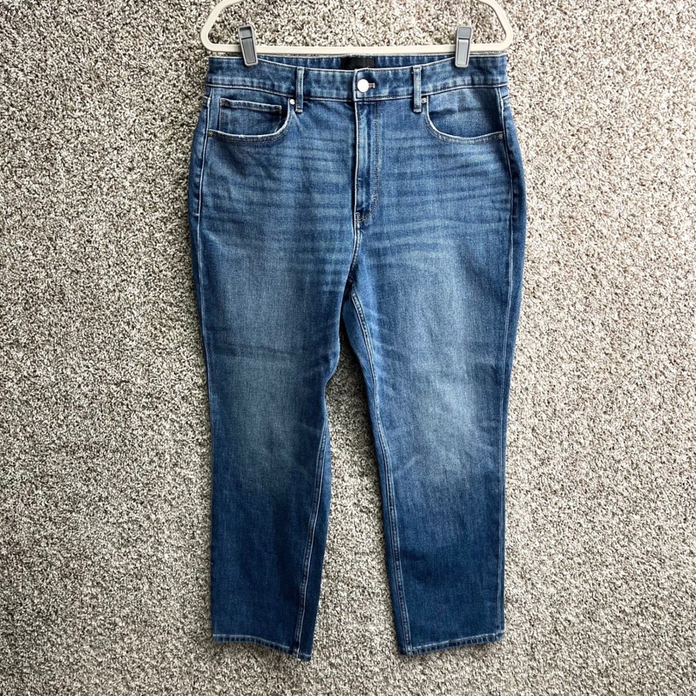 White House Black Market WHBM Jeans Women's 12 Boyfriend Denim Blue